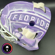 Sergei Bobrovsky Signed Goalie Mask Florida HFC Hockey Fights Cancer Purple Signature Edition Autographed
