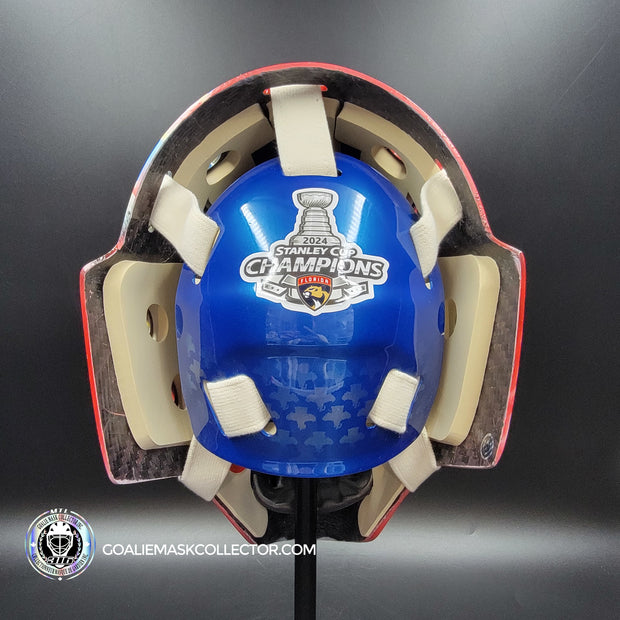Sergei Bobrovsky Goalie Mask Unsigned 2020-2024 Florida Cup Winning Tribute