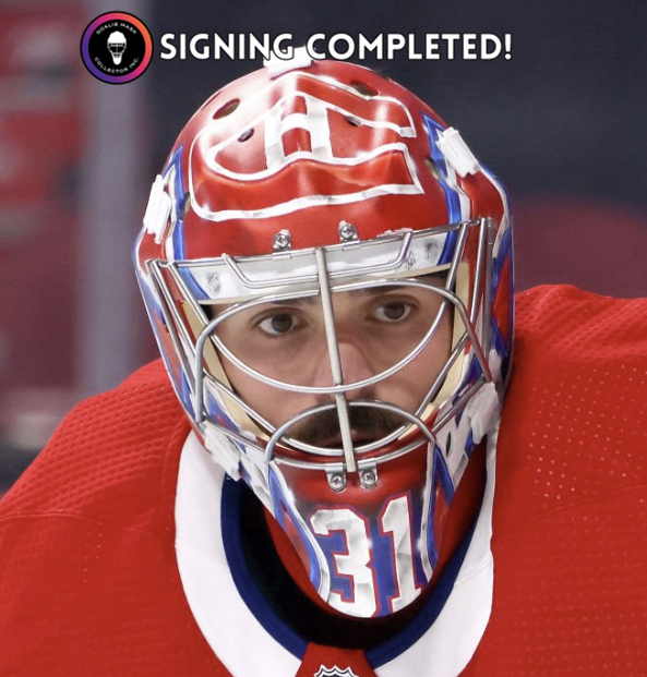 Carey Price Signed Goalie Mask Tribute Signature Edition Autographed- COMPLETED!