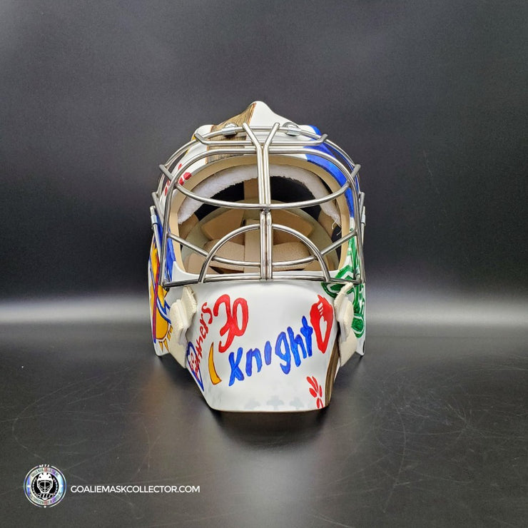 Spencer Knight Goalie Mask Unsigned Florida Joe DiMaggio's Children Hospital Tribute