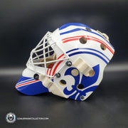 Stephane Fiset Goalie Mask Unsigned Quebec V2 Tribute