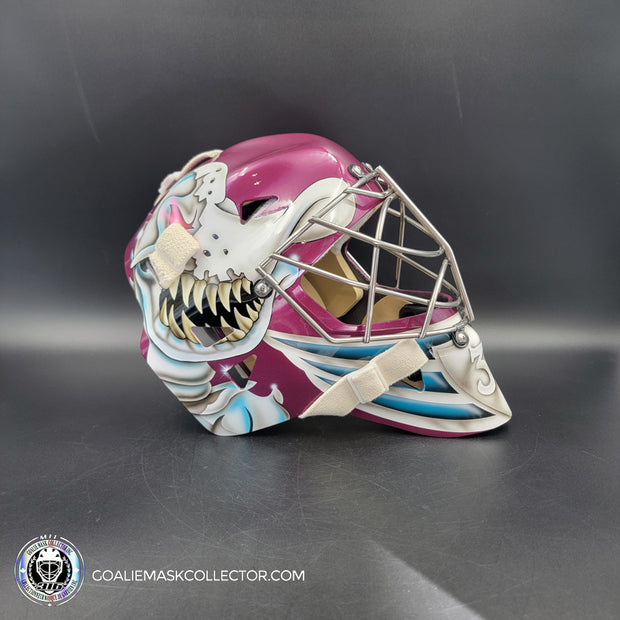 Steve Shields Goalie Mask Unsigned Anaheim Tribute