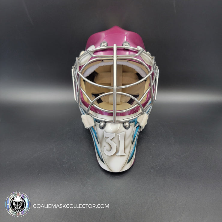 Steve Shields Goalie Mask Unsigned Anaheim Tribute