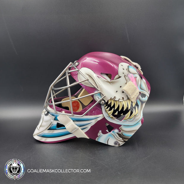 Steve Shields Goalie Mask Unsigned Anaheim Tribute