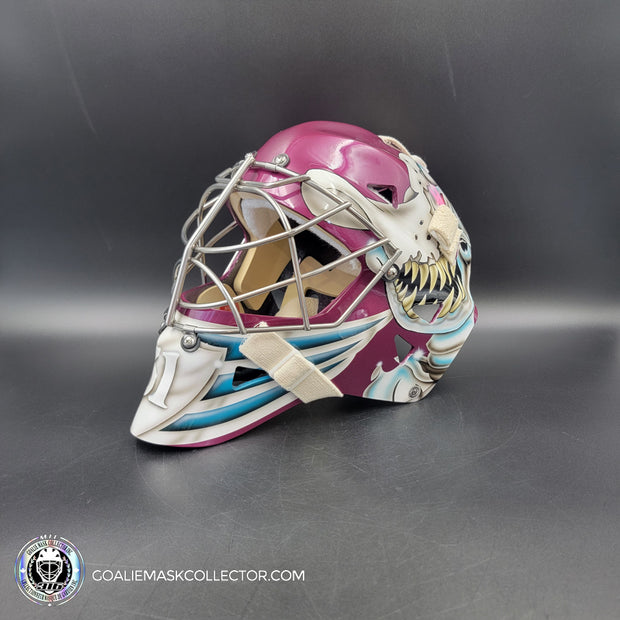 Steve Shields Goalie Mask Unsigned Anaheim Tribute