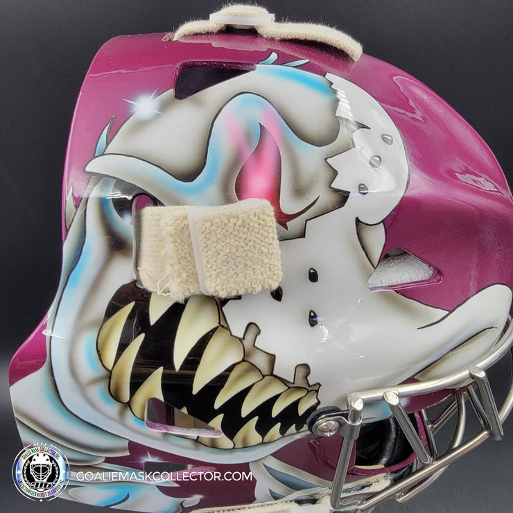 Steve Shields Goalie Mask Unsigned Anaheim Tribute