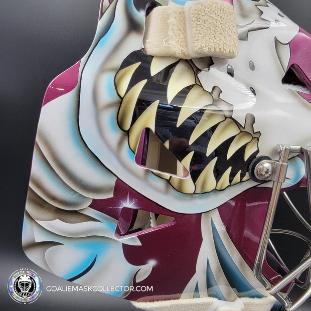 Steve Shields Goalie Mask Unsigned Anaheim Tribute