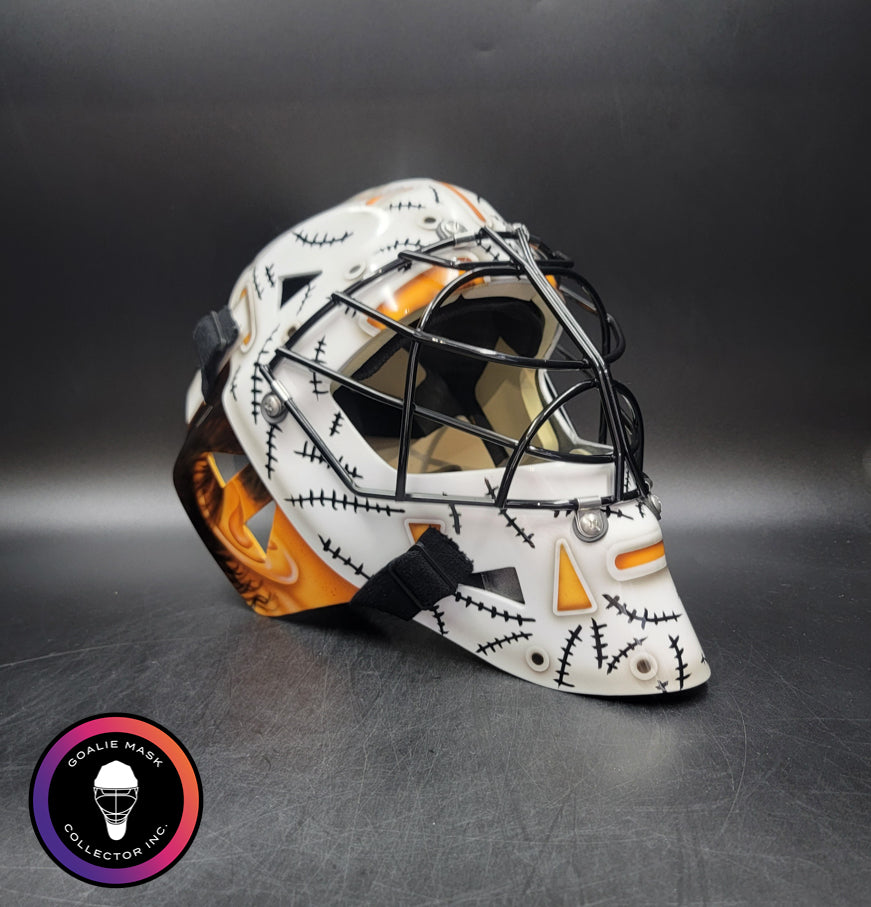 Steve Shields Goalie Mask Unsigned Boston GERRY CHEEVERS Tribute