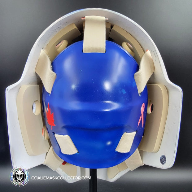 Stuart Skinner Signed Goalie Mask Edmonton 2023-24 CUP FINALS Tribute Signature Edition Autographed