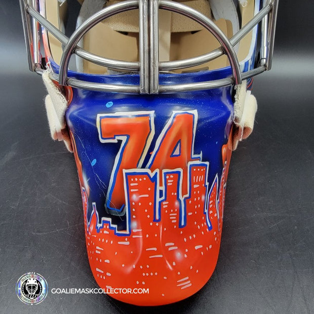 Stuart Skinner Signed Goalie Mask Edmonton 2023-24 CUP FINALS Tribute Signature Edition Autographed