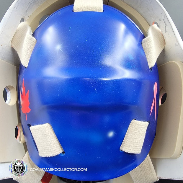 Stuart Skinner Signed Goalie Mask Edmonton 2023-24 CUP FINALS Tribute Signature Edition Autographed