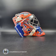 Stuart Skinner Signed Goalie Mask Edmonton 2023-24 CUP FINALS Tribute Signature Edition Autographed