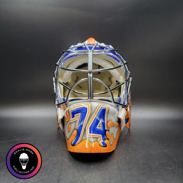 Stuart Skinner Signed Goalie Mask Edmonton 2025-26 Tribute Signature Edition Autographed