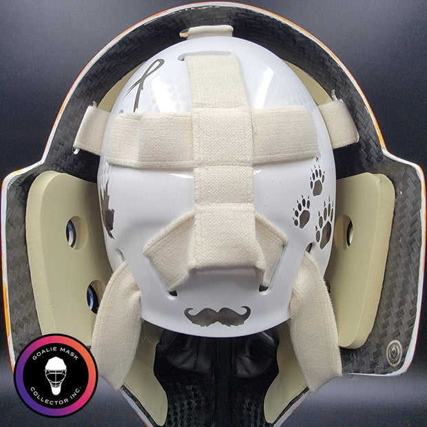 Stuart Skinner Signed Goalie Mask Edmonton 2025-26 Tribute Signature Edition Autographed