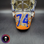 Stuart Skinner Signed Goalie Mask Edmonton 2025-26 Tribute Signature Edition Autographed