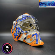 Stuart Skinner Signed Goalie Mask Edmonton 2025-26 Tribute Signature Edition Autographed
