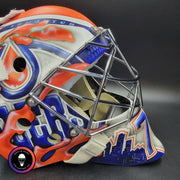 Stuart Skinner Signed Goalie Mask Edmonton 2025 PLAYOFFS Tribute Signature Edition Autographed