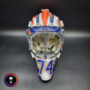 Stuart Skinner Signed Goalie Mask Edmonton 2025 PLAYOFFS Tribute Signature Edition Autographed