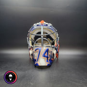 Stuart Skinner Signed Goalie Mask Edmonton 2025 PLAYOFFS Tribute Signature Edition Autographed