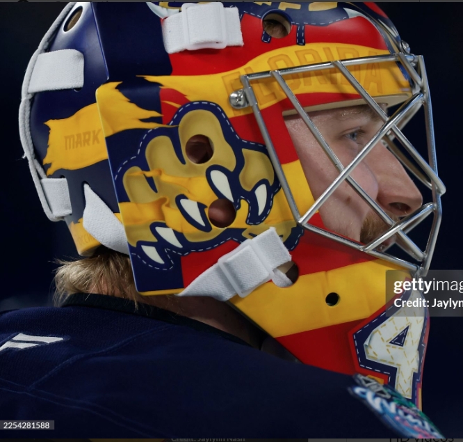 Presale: Daniil Tarasov Goalie Mask Unsigned 2026 Winter Classic Florida Tribute