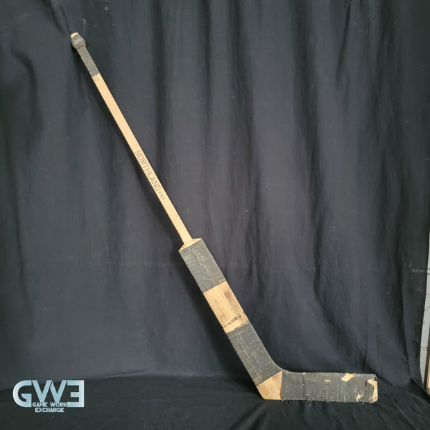 Terry Sawchuk Game Used Stick 1953 Detroit Red Wings Goalie Northland Pro AS-03201