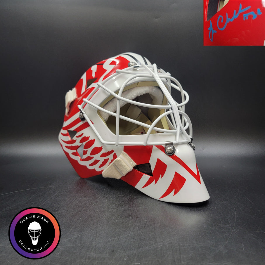 Tim Cheveldae Signed Goalie Mask Detroit Signature Edition Tribute