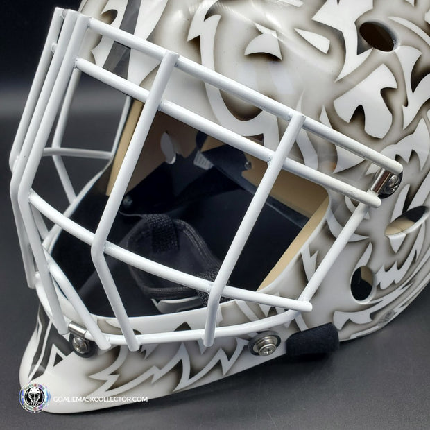 Tim Thomas Unsigned Goalie Mask Boston 2011 Cup Painted on MAGE Sportmask Shell Tribute