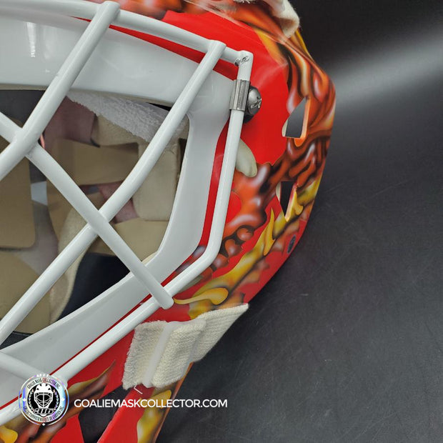 Trevor Kidd Goalie Mask Unsigned Calgary V2 Tribute