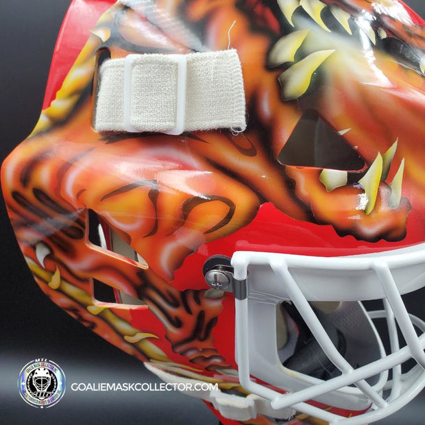 Presale: Trevor Kidd Signed Goalie Mask Calgary V2 Signature Edition Autographed Tribute