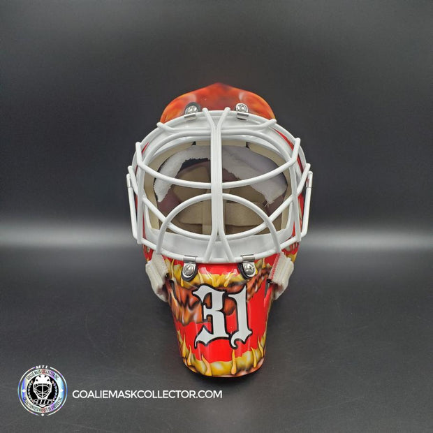Trevor Kidd Goalie Mask Unsigned Calgary V2 Tribute