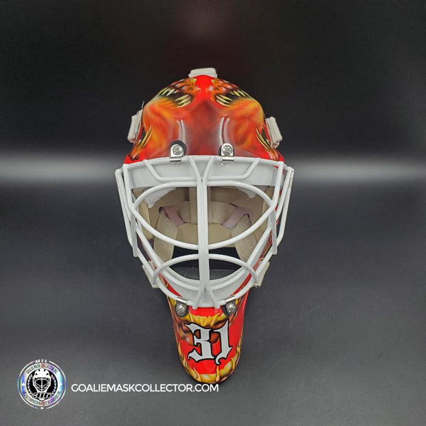 Trevor Kidd Goalie Mask Unsigned Calgary V2 Tribute