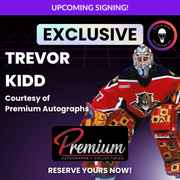 Upcoming Signing: Trevor Kidd Signed Goalie Mask Tribute Signature Edition Autographed- November 2025