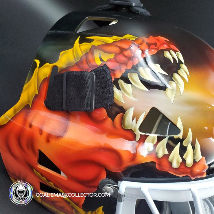 Trevor Kidd Goalie Mask Unsigned Calgary V1 Tribute