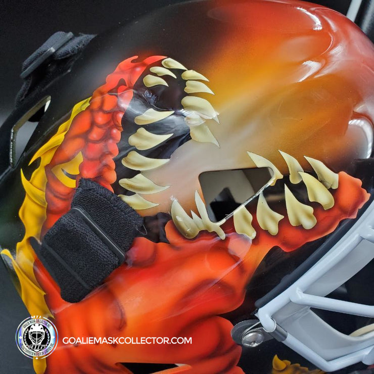 Trevor Kidd Goalie Mask Unsigned Calgary V1 Tribute