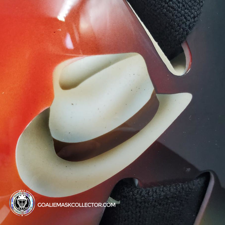 Trevor Kidd Goalie Mask Unsigned Calgary V1 Tribute