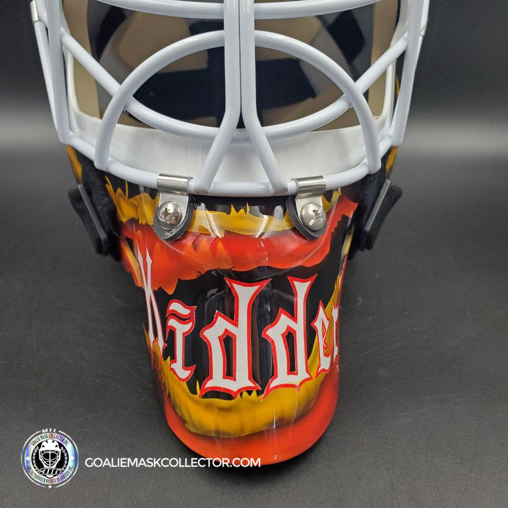 Trevor Kidd Goalie Mask Unsigned Calgary V1 Tribute