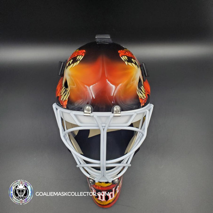 Trevor Kidd Goalie Mask Unsigned Calgary V1 Tribute