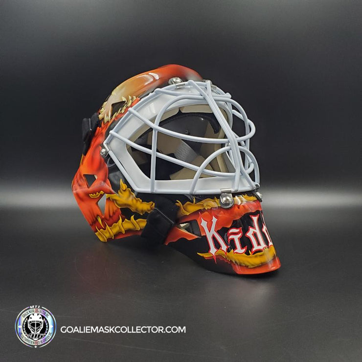 Trevor Kidd Goalie Mask Unsigned Calgary V1 Tribute