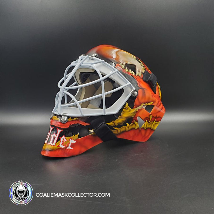 Trevor Kidd Goalie Mask Unsigned Calgary V1 Tribute