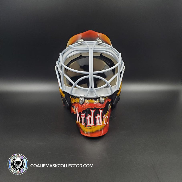 Trevor Kidd Goalie Mask Unsigned Calgary V1 Tribute