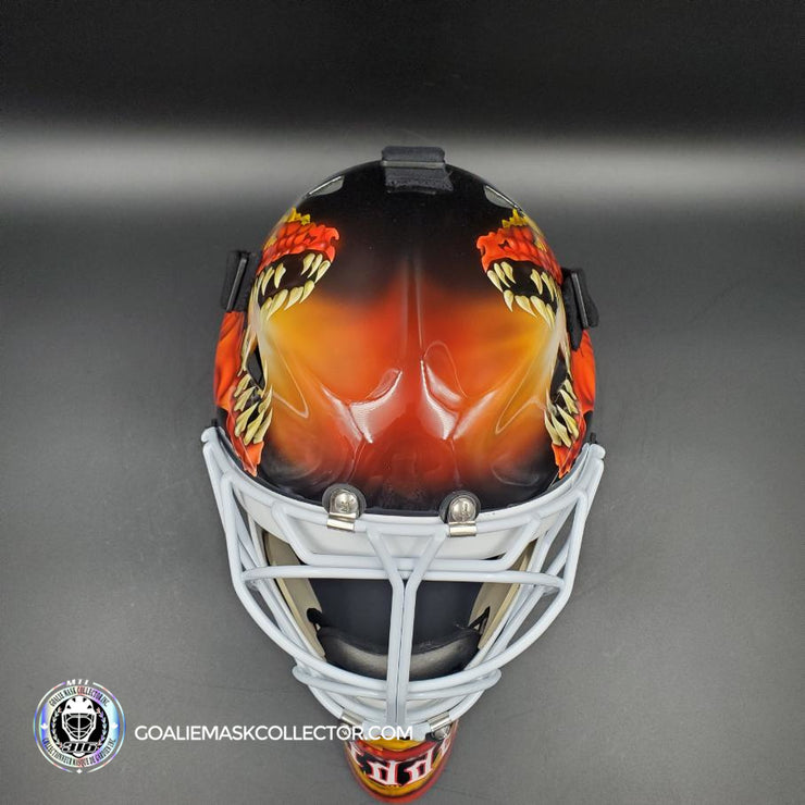 Trevor Kidd Goalie Mask Unsigned Calgary V1 Tribute