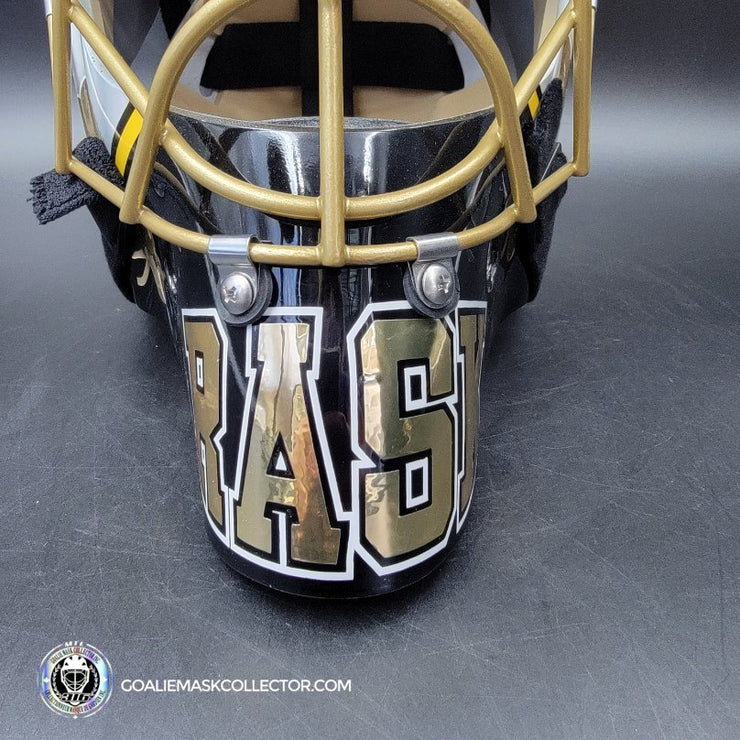 Tuukka Rask Signed Goalie Mask 2019 Winter Classic Boston Fighting Irish Notre Dame Signature Edition