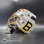 Tuukka Rask Signed Goalie Mask 2019 Winter Classic Boston Fighting Irish Notre Dame Signature Edition