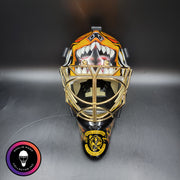 Tuukka Rask Signed Goalie Mask Boston Custom Grim Reaper Chin Tribute Signature Edition
