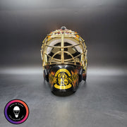 Tuukka Rask Signed Goalie Mask Boston Custom Grim Reaper Chin Tribute Signature Edition