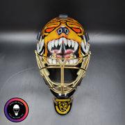 Tuukka Rask Signed Goalie Mask Boston Custom Grim Reaper Chin Tribute Signature Edition