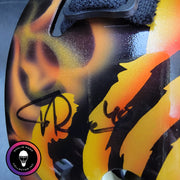 Tuukka Rask Signed Goalie Mask Boston Custom Grim Reaper Chin Tribute Signature Edition