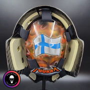 Tuukka Rask Signed Goalie Mask Boston Custom Grim Reaper Chin Tribute Signature Edition