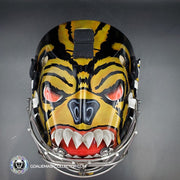Tuukka Rask Unsigned Goalie Mask Boston Custom Grim Reaper Chin Tribute