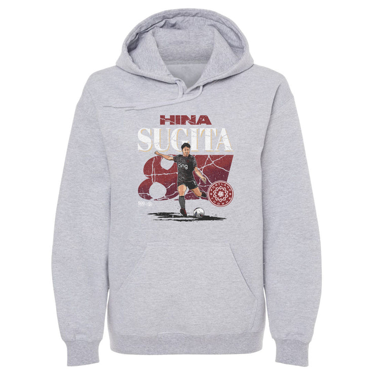 Hina Sugita Portland Thorns FC Cracked Number WHT